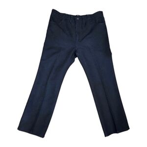 Wrangler Wrancher Black Boot Hi Rise Jeans Cowboy Western Rodeo Mens 38x33